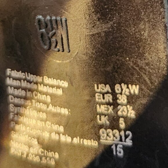 Brash stiletto heeled pumps sz 6.5 W faux suede black - Picture 5 of 5